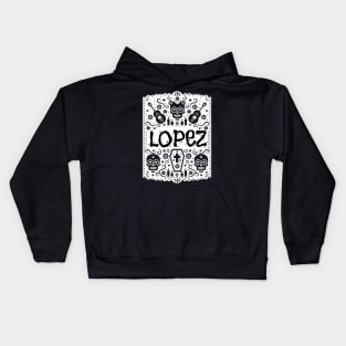 LOPEZ SURNAME GIFT IDEA Kids Hoodie